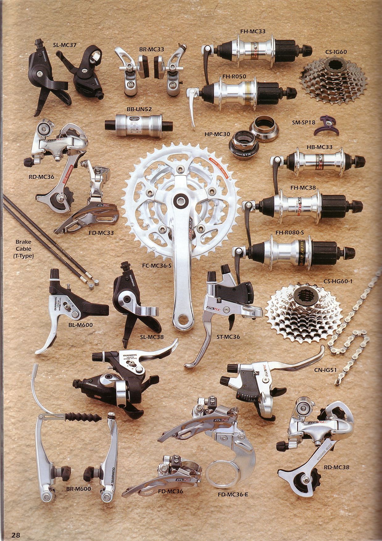 STX-RC | Shimano Catalogue 1997 | Retrobike